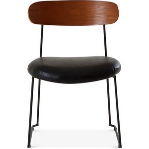 Изображение товара Обеденный стул Arise ОГОГО Обстановочка! (Экокожа/Коричневый,Черный) арт.930816