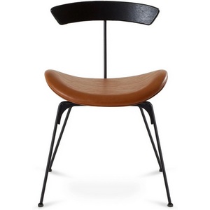 Изображение товара Обеденный стул Stem ОГОГО Обстановочка! (Экокожа/Коричневый,Черный) арт.930831