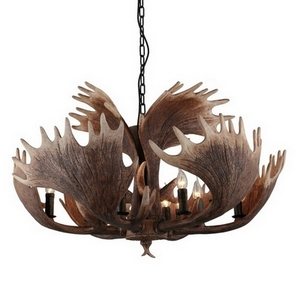 Изображение товара Подвесная люстра рога Omnilux 522 OML-52203-12