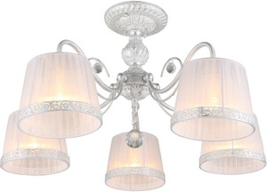 Изображение товара Потолочная люстра хрустальная на штанге Omnilux Campovaglio OML-54117-05 с подвесками