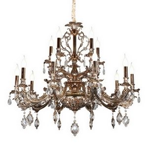 Изображение товара Большая люстра Omnilux Nureci OML-74903-18 подсвечник с подвесками