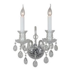 Изображение товара Бра Omnilux 892 OML-89201-02 в виде свечи с подвесками