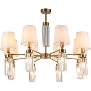 Изображение товара Потолочная люстра хрустальная на штанге Omnilux Prat OML-89807-16