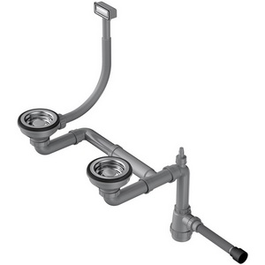 Изображение товара Арматура Omoikiri для полуторачашевых моек с одним переливом WK-1.5-IN