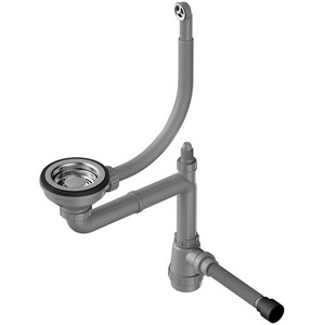 Изображение товара Арматура Omoikiri для одночашевых моек с круглым переливом WK-1-R-IN