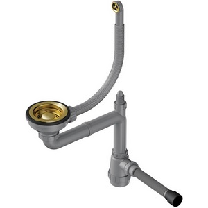 Изображение товара Арматура Omoikiri для одночашевых моек с круглым переливом WK-1-R-G