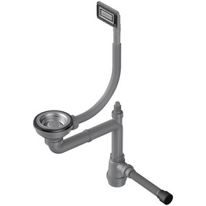 Изображение товара Арматура Omoikiri для одночашевых моек с универсальным прямоугольным переливом WK-1-UN-IN