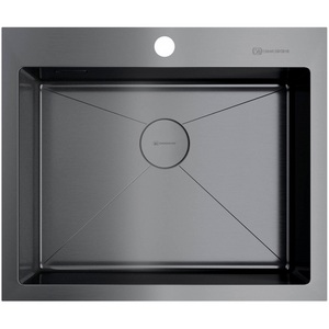 Изображение товара Мойка Omoikiri Akisame 59-GM нерж.сталь/вороненая сталь