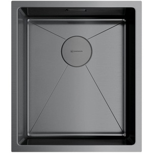 Изображение товара Мойка Omoikiri Taki 38-U/IF-GM нерж.сталь/вороненая сталь