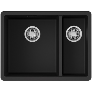 Изображение товара Мойка Omoikiri Kata 55-2-U-BL Artgranit/черный