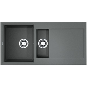 Изображение товара Мойка Omoikiri Sakaime 100-2-GR Tetogranit/leningrad grey