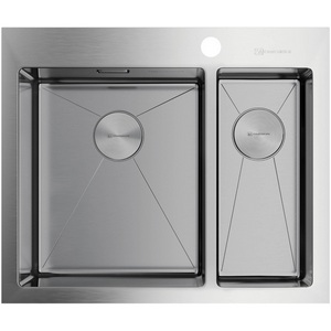 Изображение товара Мойка Omoikiri Akisame 60-2-IN-L нерж.сталь/нержавеющая сталь