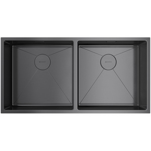 Изображение товара Мойка Omoikiri Taki 86-2-U/IF-GM нерж.сталь/вороненая сталь