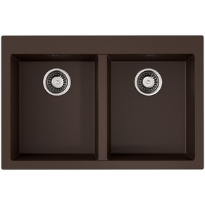 Изображение товара Мойка Omoikiri Bosen 80-2-DC Tetogranit/темный шоколад