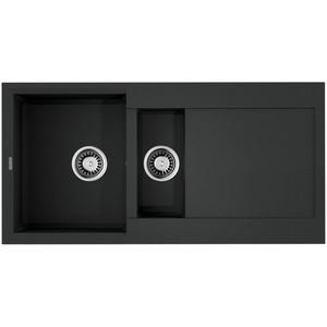 Изображение товара Мойка Omoikiri Sakaime 100-2-BL Tetogranit/черный