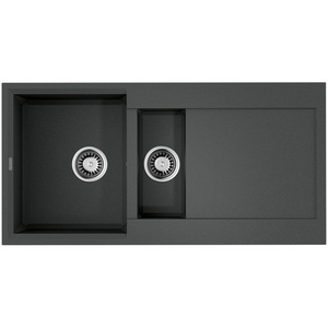 Изображение товара Мойка Omoikiri Sakaime 100-2-PL Tetogranit/платина