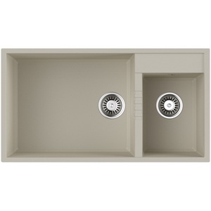 Изображение товара Мойка Omoikiri Tedori 85-2-U-WH Tetogranit/белый