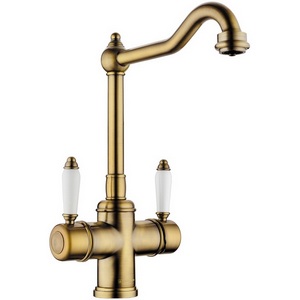 Изображение товара Смеситель Omoikiri Tottori-AB латунь/античная латунь