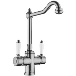 Изображение товара Смеситель Omoikiri Tottori-SI латунь/античное серебро