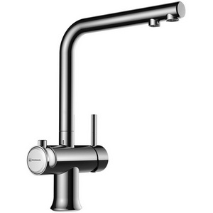 Изображение товара Смеситель Omoikiri Hotaru-C-WH латунь/хром/белый