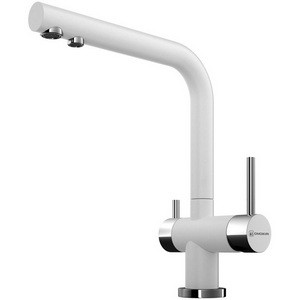 Изображение товара Смеситель Omoikiri Nagano-WH латунь/белый