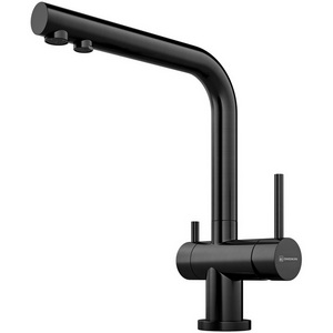 Изображение товара Смеситель Omoikiri Nagano-GM латунь/вороненая сталь