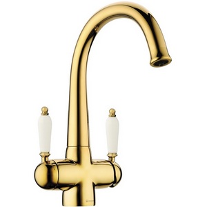 Изображение товара Смеситель Omoikiri Okinawa-2-G латунь/золото