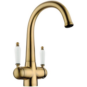 Изображение товара Смеситель Omoikiri Okinawa-2-AB латунь/античная латунь