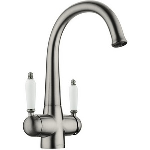 Изображение товара Смеситель Omoikiri Okinawa-2-SI латунь/античное серебро