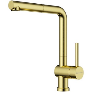 Изображение товара Смеситель Omoikiri Akashi-S-LG латунь/светлое золото