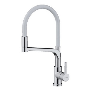 Изображение товара Смеситель для кухни Omoikiri Sinto 2 Plus-BN-WH латунь/нержавеющая сталь/белый 4994468