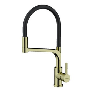 Изображение товара Смеситель для кухни Omoikiri Sinto 2 Plus-LG-BL латунь/светлое золото/черный 4994469