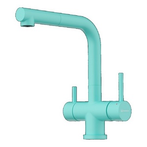 Изображение товара Смеситель для кухни Omoikiri Takamatsu-S-AZ латунь/azur blue 4994492