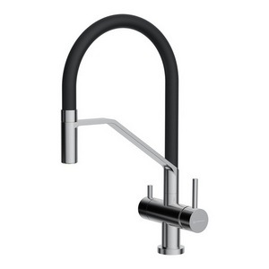 Изображение товара Смеситель для кухни Omoikiri Akeno BN-BL латунь/нержавеющая сталь/черный 4994544