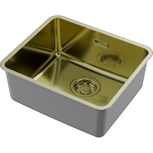 Изображение товара Кухонная мойка Omoikiri Omi 43-U/I Ultra Mini-LG нерж. сталь/светлое золото 4997403