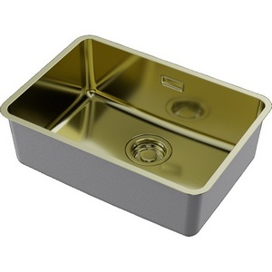 Изображение товара Кухонная мойка Omoikiri Omi 53-U/I Ultra Mini-LG нерж. сталь/светлое золото 4997406