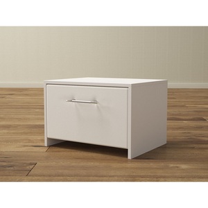 Изображение товара PROxSON Тумба Varna (ЛДСП Белая+экокожа Белый/Белый) 51x40