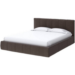 Изображение товара PROxSON Кровать Varna Grand без основания (Ткань: Рогожка Savana Chocolate (шоколад)) 180x200