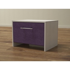Изображение товара PROxSON Тумба Varna (ЛДСП Дуб Шамони+ткань Дуб Шамони светлый (124)/Savana Berry (фиолетовый)) 51x40