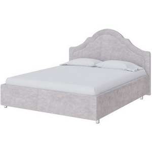 Изображение товара PROxSON Кровать без подъёмного механизма двуспальная Vintage (Ткань: Велюр Лофти Серый) 140x200