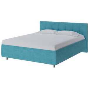 Изображение товара PROxSON Кровать Diamo без основания (Ткань: Велюр Лофти Лазурь) 200x200