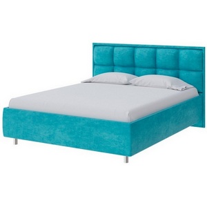 Изображение товара PROxSON Кровать Chessy без основания (Ткань: Велюр Лофти Лазурь) 180x200