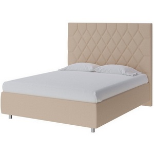 Изображение товара PROxSON Кровать Rhomby без основания (Ткань: Рогожка Savana Camel (бежевый)) 120x200