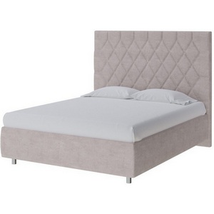 Изображение товара PROxSON Кровать Rhomby без основания (Ткань: Велюр Лофти Бежевый) 80x200