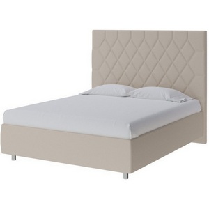 Изображение товара PROxSON Кровать Rhomby без основания (Ткань: Рогожка Savana Milk (молочный)) 80x190