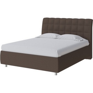 Изображение товара PROxSON Кровать Volumo без основания (Ткань: Рогожка Savana Chocolate (шоколад)) 160x200