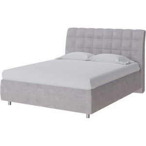Изображение товара PROxSON Кровать Volumo без основания (Ткань: Велюр Лофти Серый) 160x200