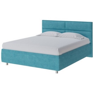 Изображение товара PROxSON Кровать Pado без основания (Ткань: Велюр Лофти Лазурь) 90x190