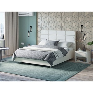 Изображение товара PROxSON Кровать Shapy без основания (Ткань: Рогожка Savana Milk (молочный)) 200x190