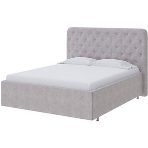 Изображение товара PROxSON Кровать Classic Large (Ткань: Велюр Лофти Серый) 160x190